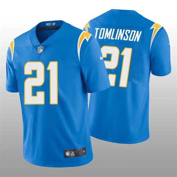 Men & Women & Youth Los Angeles Chargers #21 LaDainian Tomlinson Blue Vapor Untouchable Limited Stitched Jersey->los angeles chargers->NFL Jersey